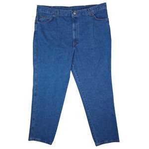 Vintage H.I.S Jeans Mens 43x32 Blue Relaxed Tapered Leg Denim USA Henry I Siegel